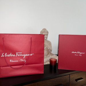 Salvatore Ferragamo Purse Box and Large Bag